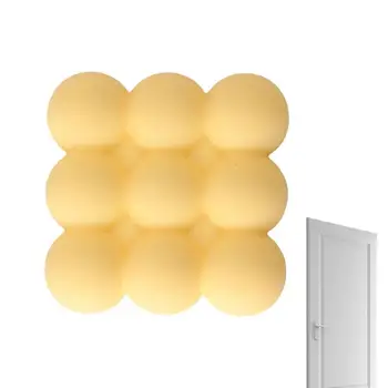 Fali ajtófogantyú dugós ajtógomb öntapadó ragasztó megakadályozza az ajtókilincs károsodását öntapadó ajtófogantyú lökhárító négyzet