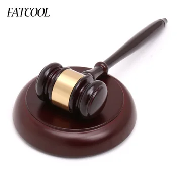 FATCOOL fa kalapács fa bíró kalapált kézműves finom fa kalapács ügyvédnek bíró Aukciós eladó dekoráció kalapács készlet