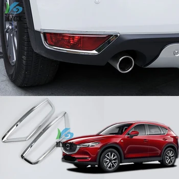 FIT Mazda CX5 CX-5 CX 5 2017 2018 2019 KF ABS króm hátsó reflektor ködlámpa lámpa burkolat matrica dekoráció díszítő kiegészítők