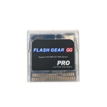 Flash Gear Game Cartridge Card NYÁK Sega Game Gear GG-hez, átlátszó