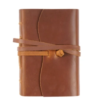 Handmade Leather Journal - 100X155mm bőrkötésű napi írófüzet és naplók, amelyekbe be kell írni utazáshoz/naplóhoz