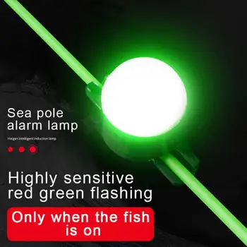 Intelligens horgászriasztó kültéri éjszakai elektronikus horgászati harapásjelző csengő LED éjszakai fény horgászeszközökhöz Horgász kiegészítők