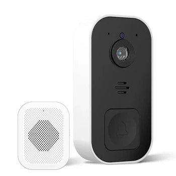  intelligens vizuális csengő vezeték nélküli távoli otthoni nagyfelbontású éjjellátó monitor videó kaputelefon csengő Egyszerű telepítés Könnyen használható