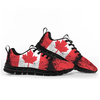 Kanadai zászló Sportcipők Férfi Női Tinédzser Gyerekek Gyermek tornacipők Kanada Alkalmi Egyedi Kiváló minőségű páros cipők