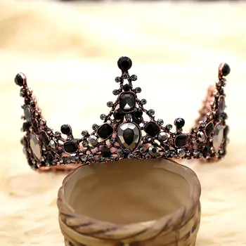 Kiegészítők Fejpánt Torta Sütés Dekoráció Barokk esküvői parti Bál gyémánt hajkarika Divat ékszerek Menyasszonyi korona Tiaras