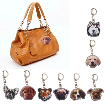 Kutya kulcstartók Kisállat állat kulcstartó táska ékszerek Divatos táska kiegészítők