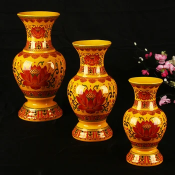 Kínai kerámia Antik váza Otthoni munkalap Váza dekoráció Buddha terem Istentiszteleti dekoráció kiegészítők Háziasszony ajándékok Kézművesség