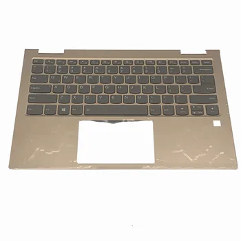 Laptop PalmRest billentyűzet Lenovo Yoga 730 730-13 730-13IKB angol US 5CB0Q95851 5CB0Q95914 Háttérvilágítású nagybetűs tok