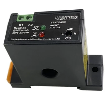  Lángálló állítható AC érzékelő kapcsoló 0.2-30A saját tápellátású állítható váltóáram