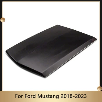 Matte fekete motorháztető motorháztető-fedél motorháztető-védő a Ford Mustanghoz 2018-2023 Tartozékok Dekor fedél