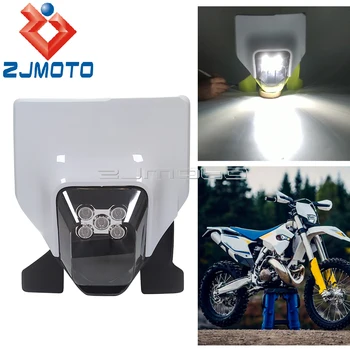 Motorcross Supermoto első fénymaszk fényszóró szerelvény LED enduro lámpa FC 250/350/450 FX 350/450 TE 125-501 2016-2021