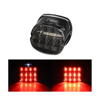 Motorkerékpár piros LED fék hátsó lámpa rendszám hátsó lámpa Harley Dana Road King Electrolux 99-17 FXDL
