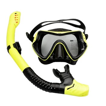 Professzionális búvármaszk légzőcső készlet szilikon ködgátló szemüveg szemüveg úszómedence felszerelés