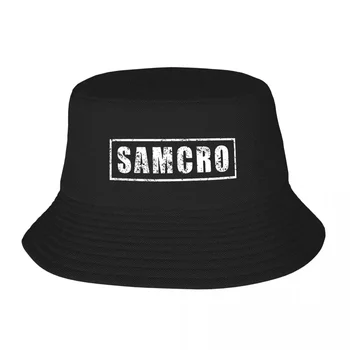 SAMCRO vödör kalapok utcai horgász kalap Bob megfordítható Panama kalap kültéri Sunbonnet Beach sapka Anya minta