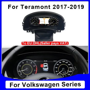 Sebességmérő Volkswagen Teramont 2017 2018 2019 legújabb autó LCD digitális műszerfal panel műszeregység kakas navigáció