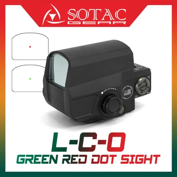SOTAC LPLCO Tactical Dot Sight, zöld és piros