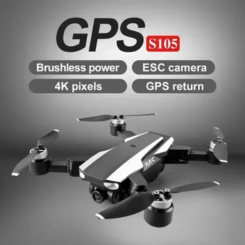  távirányító Smart Return Dron Új Rc Drone S105 4K HD kamera és GPS