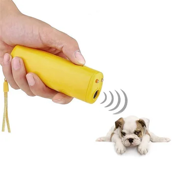 Ultrahangos ugatásgátló ugatás kutya kiképző repeller vezérlő oktató eszköz 3 az 1-ben Ugatásgátló Stop Ugatás kutyakiképző eszköz 2020