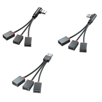 USB Power Splitter 1 apa - 3 anya USB 2.0 adapter 1 - 3 USB elosztó 594A