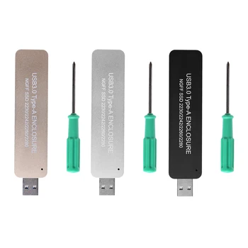 USB3.0 – 2280 NGFF M.2 SATA-alapú B a Key SSD külső szekrényhez