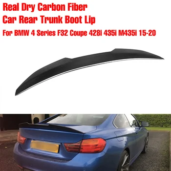 Valódi száraz szénszálas autó hátsó csomagtartó csomagtartó ajak BMW F32 428 430 435i M435i 2DR Coupe modell 2015-2020 hátsó csomagtartó spoiler fedél