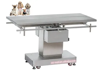 VOT-002 Fűtött állatsebészet V típus Elektromos állatorvosi műtőasztal Állatorvosi asztal kisállatnak Kutya macska