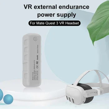 VR Power Bank 5000mAh akkumulátor a Mate Quest 3 VR fejhallgatóhoz Gyors töltés akkumulátor 5V 2A vésztöltő VR tartozék