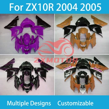 ZX10R 04 05 100% Fit burkolat készlet a Kawasaki Ninja ZX 10R 2004-hez 2005 Motorkerékpár tartozékok Shell burkolatok