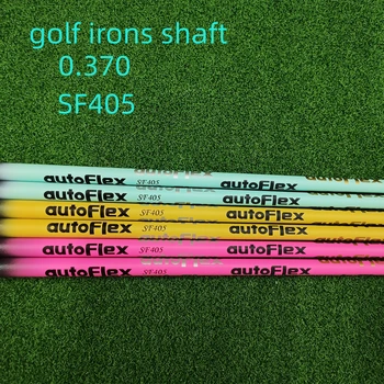 Új Golf vas ék Tengely rózsaszín/sárga/kék Autoflex SF405 Flex grafit vasalók Tengely Golf tengely 