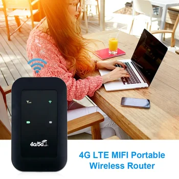 Új jelerősítő Hálózati bővítő 4G LTE router zseb WiFi jelismétlő mobil hotspot vezeték nélküli Mifi modem router SIM-kártya nyílás