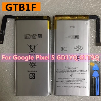  új, kiváló minőségű telefon akkumulátor 4080mAh GTB1F Google Pixel 5 GD1YQ GTT9Q + eszközökhöz