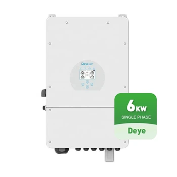 Új termék Deye hibrid hálózati napelemes inverter Sun-6K-SG03Lp1-EU 5Kw 6Kw egyfázisú 